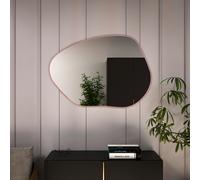 Baltica Design Tiny Border Stain I specchio 90x64 cm rosa 5904107931104