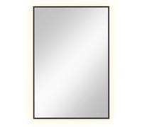Baltica Design Tiny Border Straight specchio 60x90 cm rettangolare con illuminazione nero 5904107904627