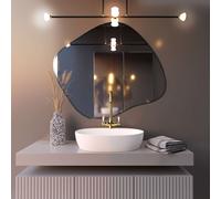 Baltica Design Tiny Borderbright Stain III specchio 100x86 cm con illuminazione argento 5904107902739