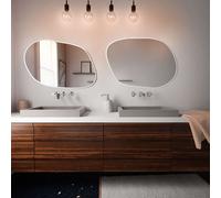 Baltica Design Tiny Borderbright Stain IV set di specchi 100x71 cm con illuminazione bianco 5904107903392