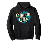 Baltimora Charm City Classic Maryland Pride Urban Felpa con Cappuccio