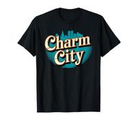 Baltimora Charm City Classic Maryland Pride Urban Maglietta