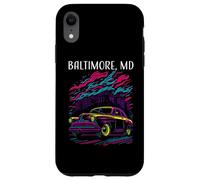 Baltimora Maryland - Auto d'epoca in stile retrò, design industriale Custodia per iPhone XR