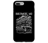 Baltimora Maryland - Auto d'epoca industriale, design vintage Custodia per iPhone 7 Plus/8 Plus