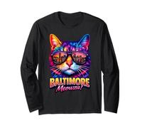 Baltimore Cat | Occhiali da Sole Colorati alla Moda per Amanti dei Gattini Maglia a Manica