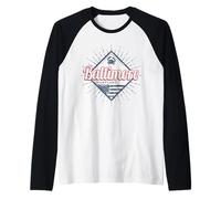 Baltimore in Maryland Stati Uniti Souvenir Vintage USA Maglia con Maniche Raglan