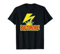 Baltimore Lightning Punk Colorato Rasta Design Maryland Maglietta