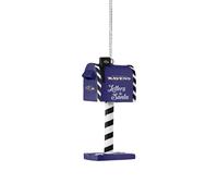 Baltimore Ravens Albero di Natale Vacanza Ornamento - Cassetta Postale Lettere A