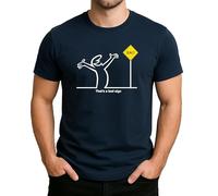 Balum La Linea Lui - Maglietta da uomo e donna, in cotone premium, design alla moda 10, Maglietta da uomo Navy, 3XL