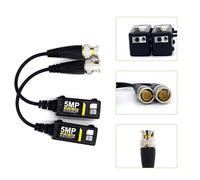 Balun 5MPX Passivo Video Trasmettitore Attacco BNC 400mt AHD da 2 a 16 coppie
