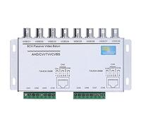 Balun Video, Balun Video Passivo a 8 Canali Trasmettitore a Doppino Intrecciato 1080P Alta Definizione AHD/CVI/TVI/CVBS