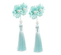 Baluue 1 Paio fermagli per cinesi fermaglio forcine fermacapelli accessori per asiatici forcina di fiori accessori per qipao per con fiori stoffa