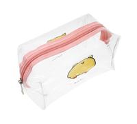 Baluue 1 Pc custodia kit per il trucco da viaggio borsa da toilette trasparente borsa organizer per gioielli borsa carina makeup bag make up bag borsa portatile borsa da viaggio pvc
