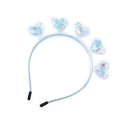 Baluue 1 Pc fascia per l'amore delle sabbie mobili fascia a forma di cuore bling head bopper hair charms hair jewelry accessori per decorazione dei pelle Blue