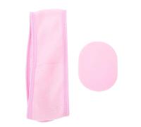 Baluue 1 Set Set di fasce per il lavaggio del viso lavaggio del viso della fascia kit per la cura della pelle asciugamani per il viso fascia per termale fascia termale spugna rosa