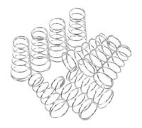 Baluue 10 Molle Per Ponte Chitarra Elettrica a Torre, Acciaio Robusto, Tensione Corde Stabile, Accessori Per Riparazione e Regolazione Ponti Basso e Pickup, Confezione 10 Pezzi
