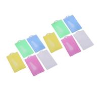 Baluue 10 Pezzi Custodie Protettive per Carte di Sleeve per Carte Identità e Bus Coperture Resistenti e Trasparenti Design Salvaspazio e Facile da Usare