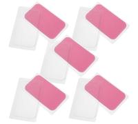 Baluue 10 Pezzi Patch Silicone Riutilizzabili per Extension Ciglia Adesivi Precisi per Applicazione Ciglia Comfort Leggero Trasparenti e Rosa