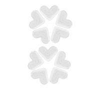 Baluue 10 pezzi Protezione Angoli Tavolo in Trasparente Paraspigoli Adesivi Cuore per Sicurezza Copertura Angolari Mobili Antigraffio e Antinfortunistica Uso Interno ed Esterno