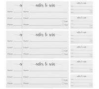 Baluue 100 Biglietti della Lotteria per Feste Schede Elettorali Vuote Multiuso in Cartoncino Bianco Fogli per Votazioni Eventi e Raccolta Informazioni Formato Piccolo per Fiere e