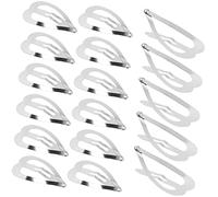 Baluue 100pezzi Ghiere per Capelli Forma di Cuore Decorazioni per Capelli Accessori per Ragazze Donne