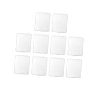 Baluue 10pezzi Contenitori Plastica Trasparenti Per Organizer Di Cosmetici e Accessori Per Puff Orecchini e Piccole Cose Pratico e Compatto Per Casa e Viaggi