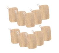 Baluue 10pezzi Spugne Loofah Naturali Per Piatti Pulizia Delicata Graffi Spugna Vegetale Riutilizzabile Per Cucina Lavaggio Pentole e Utensili Morbida e Multiuso