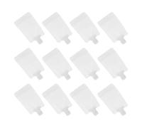 Baluue 12 Pezzi Sacchetti da Viaggio Bianco 100ml Tappo a Chiusura Ermetica Borsa Plastica Ricaricabile per Cosmetici e Lozioni Pratici e Portatili per Viaggi