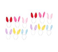 Baluue 12pezzi Coroncina Con Orecchie Di Coniglio Per Cosplay e Feste Accessorio Per Halloween e Pasqua Con Design Carino e Leggero