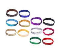 Baluue 12pezzi Fascia Elastica Per Capelli Da Donna Paillettes Delicate Di Accessori Per Capelli Moderni Adatta Per Feste Banchetti e Arredamento Di Ragazze