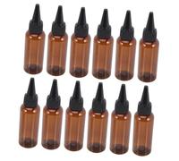 Baluue 12pezzi Flacone Applicatore per Tinture Capelli Contenitori Ricaricabili Erogatore Preciso per Olii e Lozioni Multiuso Perdite