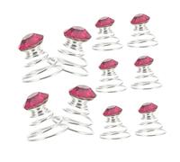 Baluue 12pezzi Spilla Metallo Con Decorazioni Strass Per Donne Accessori Eleganti Per Matrimonio Prom Feste e Compleanni Color Rosy