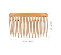 Baluue 15 pezzi Pettini Laterali Ondulati in Plastica per Capelli Accessori Acconciature Resistenti e Facili da Fissare Colori Casuali per Fissaggio e Riduzione dei Nodi Colore Casuale