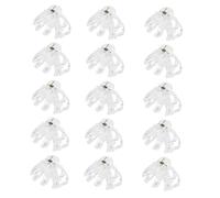 Baluue 15pezzi Fermagli Forma di Artiglio per Capelli da Donna di Fermagli Trasparenti in Plastica Accessori per Capelli alla Moda per Ricci Spessi e Sottili per Feste e Styling
