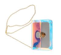 Baluue 1pezzi Borsa Spalla Pvc Con Chiusura Fibbia Pochette Cosmetica Multifunzione Per Viaggi e Uso Quotidiano Design Elegante e Unico