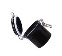 Baluue 1pezzi Colla per Ciglia Finte in Barattolo Attivo Nero Resistente e Sicuro per Prevenire Odori e Polvere per Applicazioni di Extension Ciglia