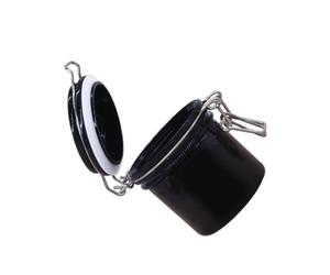 Baluue 1pezzi Colla per Ciglia Finte in Barattolo Attivo Nero Resistente e Sicuro per Prevenire Odori e Polvere per Applicazioni di Extension Ciglia