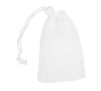 Baluue 1pezzi Sacchetto Per Sapone Esfoliante in Rete Coulissatto Per Confezionare Saponi e Articoli Per Pulizia Del Viso Facile Da Appendere Asciugatura Rapida