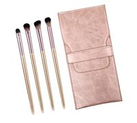 Baluue 1sacchetto Pennelli Per Trucco Occhi Mini Per Ombreggiatura e Applicazione Precisa Accessorio Makeup Per Viaggi e Uso Quotidiano