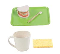 Baluue 1set Giocattoli Educativi Per La Pulizia Dei Denti Dei Ragazzo Ragazza Di Denti Giocattolo Interattivo Per Apprendimento Pre-scolastico Con Accessori Colorati