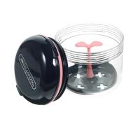 Baluue 1set Scatole Per Dentiera Contenitore e Antigraffio Portaprotesi Per Pulizia e Conservazione Per Dentiere e Apparecchi Ortodontici Gemma