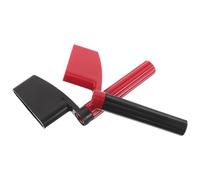 Baluue 2 Pezzi Avvolgicorde Basso con Impugnatura Ergonomica Strumento Manuale per Cambio Corde per Chitarra Elettrica Acustica e Ukulele Design Bicolore Nero e Rosso Manovella Facile da