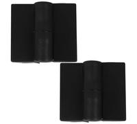 Baluue 2 pezzi Cerniera per Porte in Plastica Nera Resistente alla Corrosione Cerniere Smontabili per Bagni Pubblici con Accessori di Collegamento Durevoli per Apertura a Sx e per