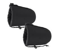 Baluue 2 Pezzi Custodia Speciale Nero Neoprene Antiurto in Lenti e Protezione Antigraffio Design Artigianato Fine Obiettivi Fotocamera Fotografia Digitale