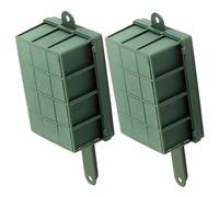 Baluue 2 Pezzi Gabbie per Fiori con Spugna Assorbente per Composizioni Floreali Materiale Resistente e Facile da Usare per Decorazioni con Fiori Freschi e Artificiali per Famiglie e