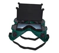 Baluue 2 pezzi Occhiali da Saldatura con Design Doppia Lente Ribaltabile Protezione Massima Contro e Urti Lenti Trasparenti per Visione Chiara Leggeri e Resistenti per Uso Prolungato