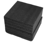 Baluue 2 Pezzi Schiuma Floreale Nera 18x18 Cm per Composizioni Fai da Te, Inserti in Schiuma per Imballaggio e Decorazioni per Eventi, Materiale Leggero e Resistente per Fioristi