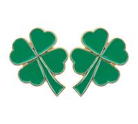 Baluue 2 pezzi Spille Quattro Foglie Piccole e Raffinate Spilla Decorativa da Donna per Festa Matrimonio e Compleanno Simbolo di Fortuna e Felicità