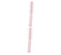 Baluue 2 Pz Mini Pettine Arricciacapelli Spazzola Rotante Spazzola Per Rotonda Spazzola Per Con Setole Pettine Rotante Spazzola Per Arricciare i Silicone Rosa