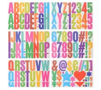 Baluue 2 set Adesivi Lettere Autoadesivi in Vinile Te Rimovibili per Bacheche Cassette Postali e Decorazioni Resistenti e Versatili